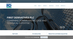 Desktop Screenshot of firstderivatives.com