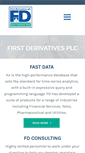 Mobile Screenshot of firstderivatives.com